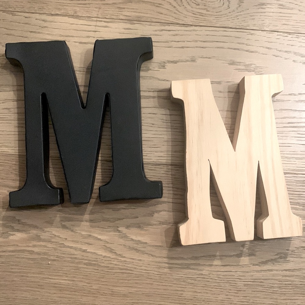 Monogram/ Wall Hanging “M”s !